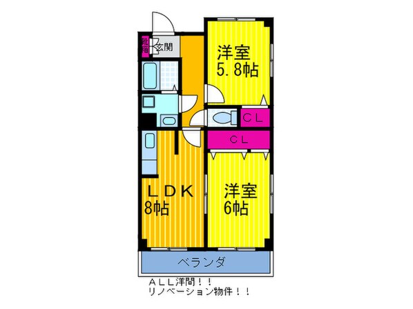 エシックス無辺の物件間取画像